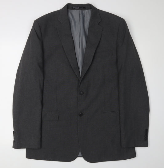 Marks and Spencer Men's Grey Blazer Size 42L