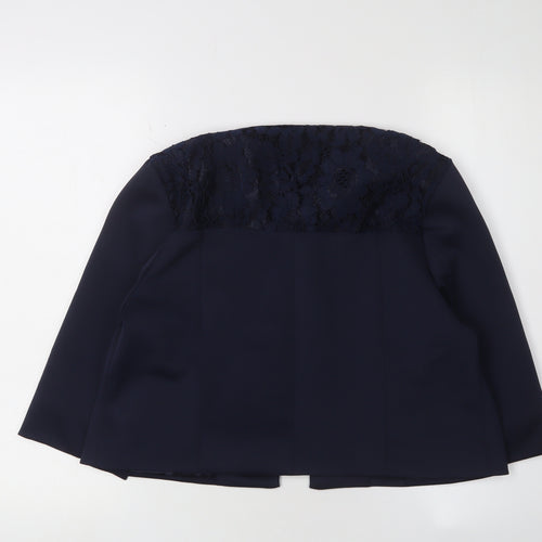 Klass Women's Blue Jacket Size 12 - Chic and Versatile