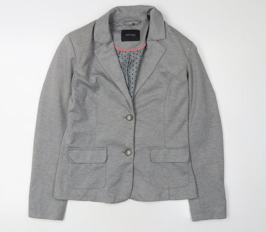 woman by Tchibo Grey Blazer Women Size 10 Regular