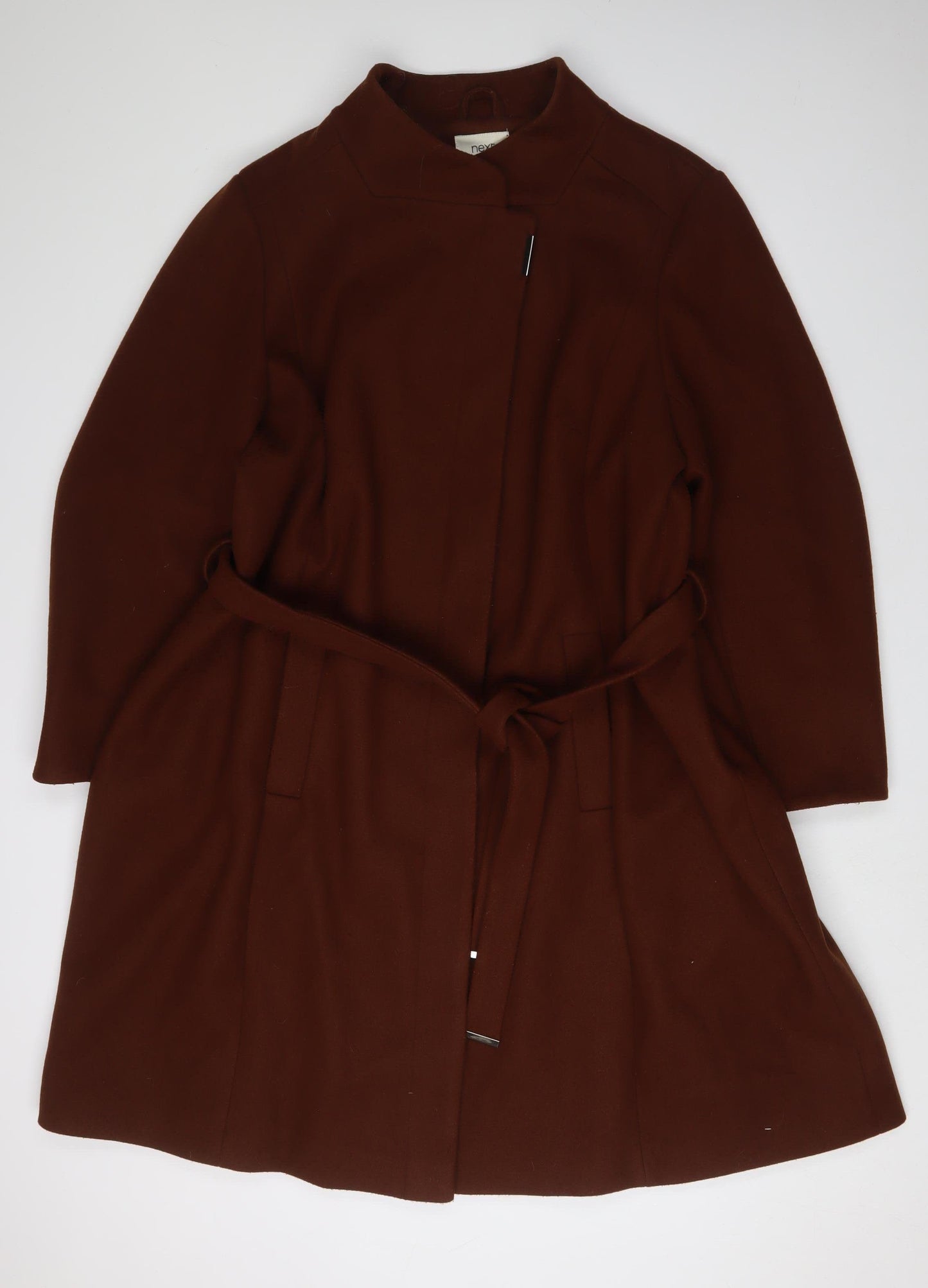 Next Women's Brown Overcoat, Plus Size 24, Classic Style