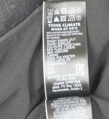 Marks and Spencer Women's Black Blazer, Size 12