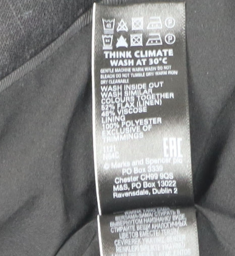 Marks and Spencer Women's Black Blazer, Size 12