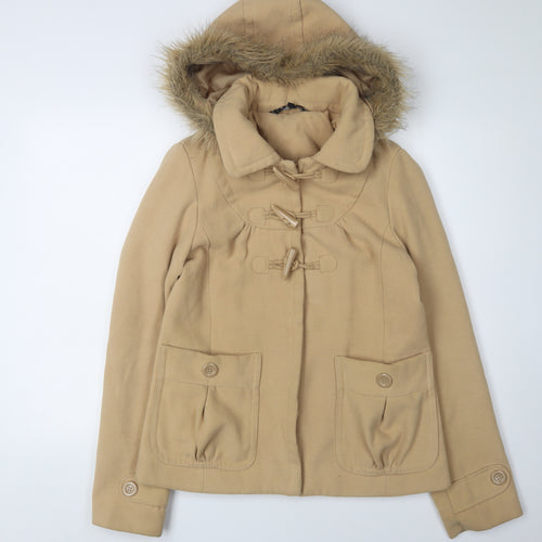 Internacionale Women's Beige Duffle Coat Size 10