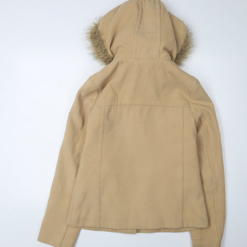 Internacionale Women's Beige Duffle Coat Size 10