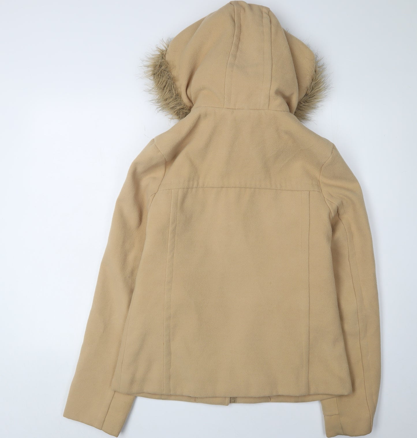 Internacionale Women's Beige Duffle Coat Size 10