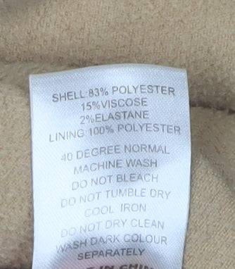 Internacionale Women's Beige Duffle Coat Size 10