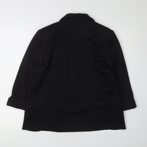 Topshop Women's Black Regular Blazer Jacket