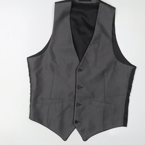 OneSix5ive Grey Suit Waistcoat Men's 38R Business