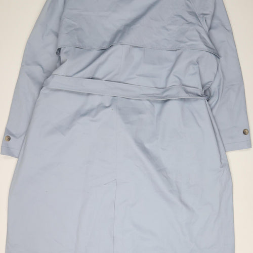 ASOS Women’s Blue 2XL Trench Coat