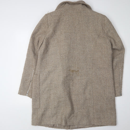 Marks and Spencer Beige Women’s Wool Blend Coat Size 18