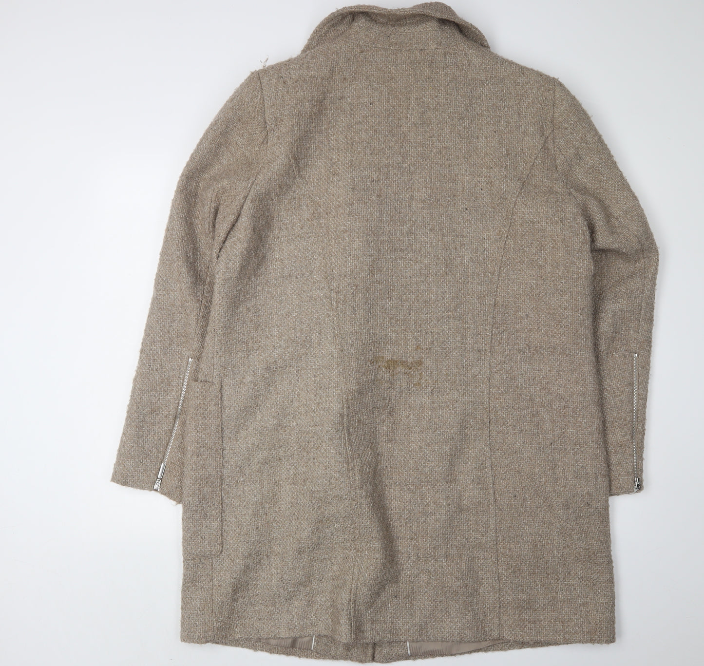 Marks and Spencer Beige Women’s Wool Blend Coat Size 18