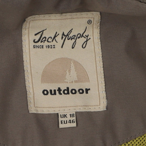 Jack Murphy Women's Brown Casual Outdoor Jacket Size 18