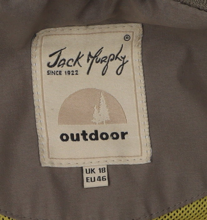 Jack Murphy Women's Brown Casual Outdoor Jacket Size 18