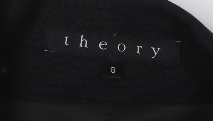 Theory Women's Black Wool Suit Jacket Size 12