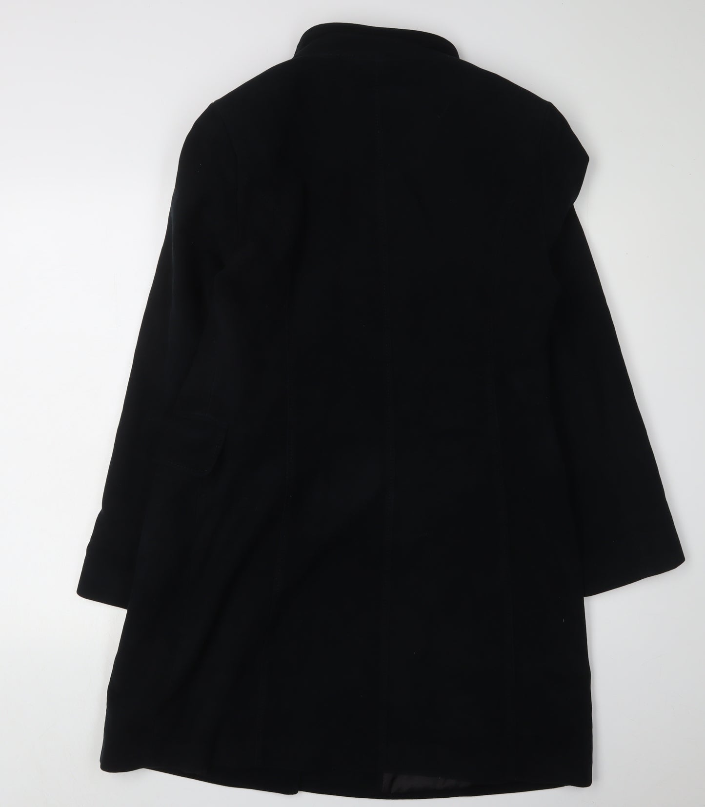 Peggy Page Women's Black Overcoat Cotton Size 12