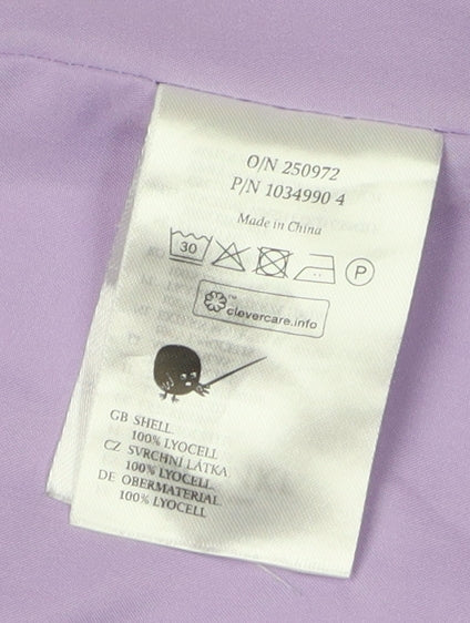 Monki Women Purple Blazer L Woven Suit Jacket