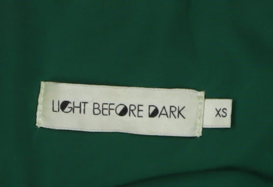 Light Before Dark Women's Green XS Puffer Jacket