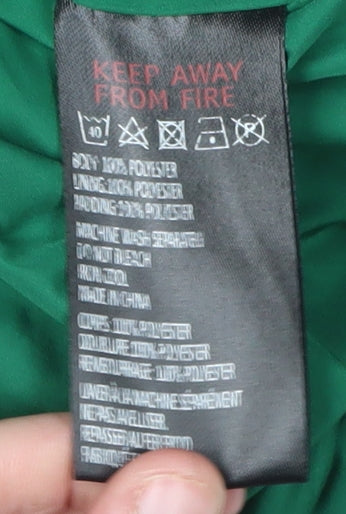 Light Before Dark Women's Green XS Puffer Jacket