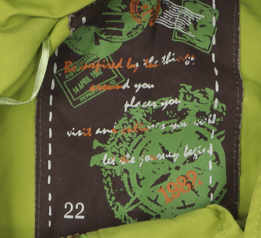 Next Women's Green Parka Jacket Size 22