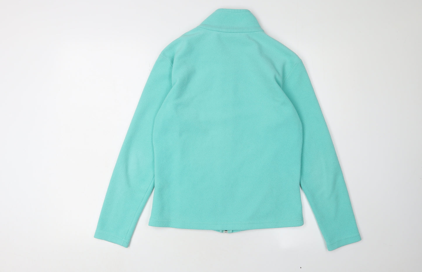 Marks and Spencer Women's Green Fleece Jacket Size 8