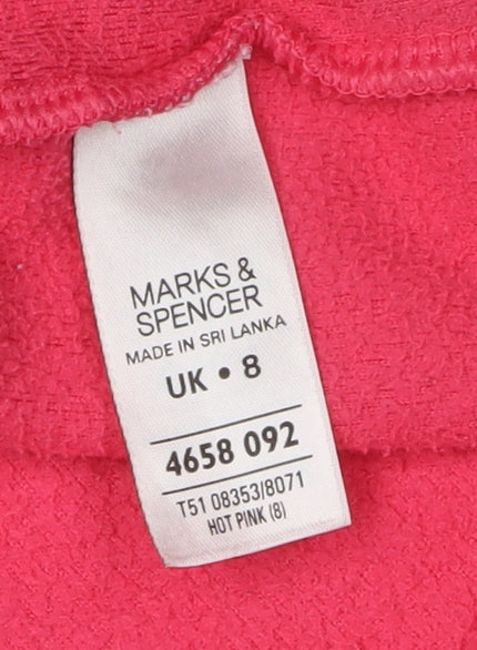 Marks and Spencer Women's Pink Fleece Jacket