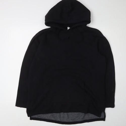 FatFace Women's Black Hoodie, Medium, Classic Cotton Blend