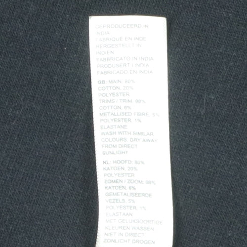 FatFace Women's Black Hoodie, Medium, Classic Cotton Blend