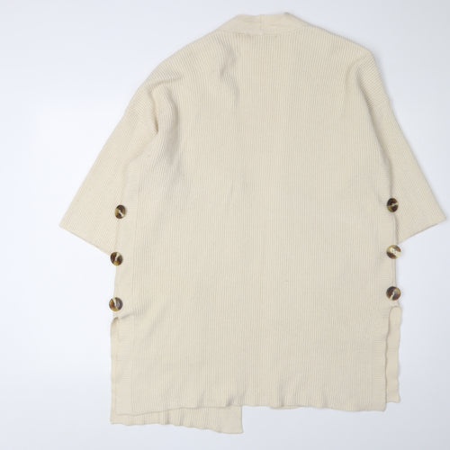 Next Women’s Ivory Cardigan, Size 12, Relaxed Fit
