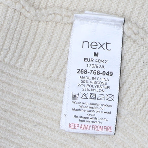 Next Women’s Ivory Cardigan, Size 12, Relaxed Fit