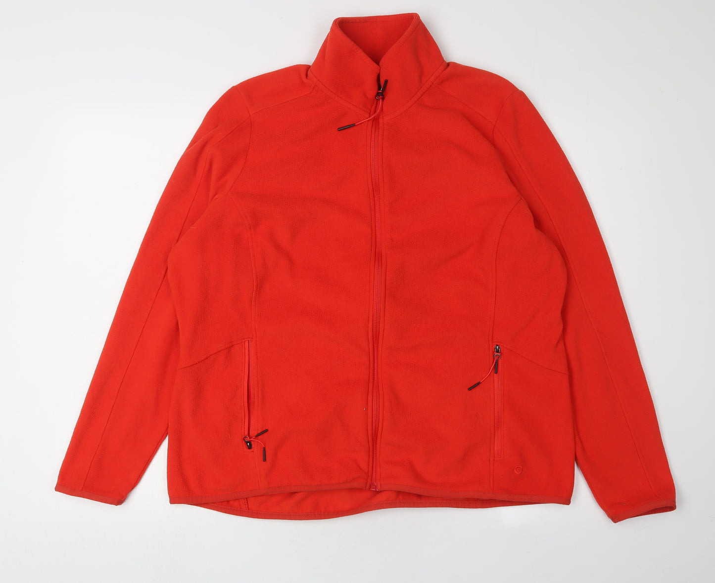 Marks and Spencer Women's Red Fleece Jacket Size 20