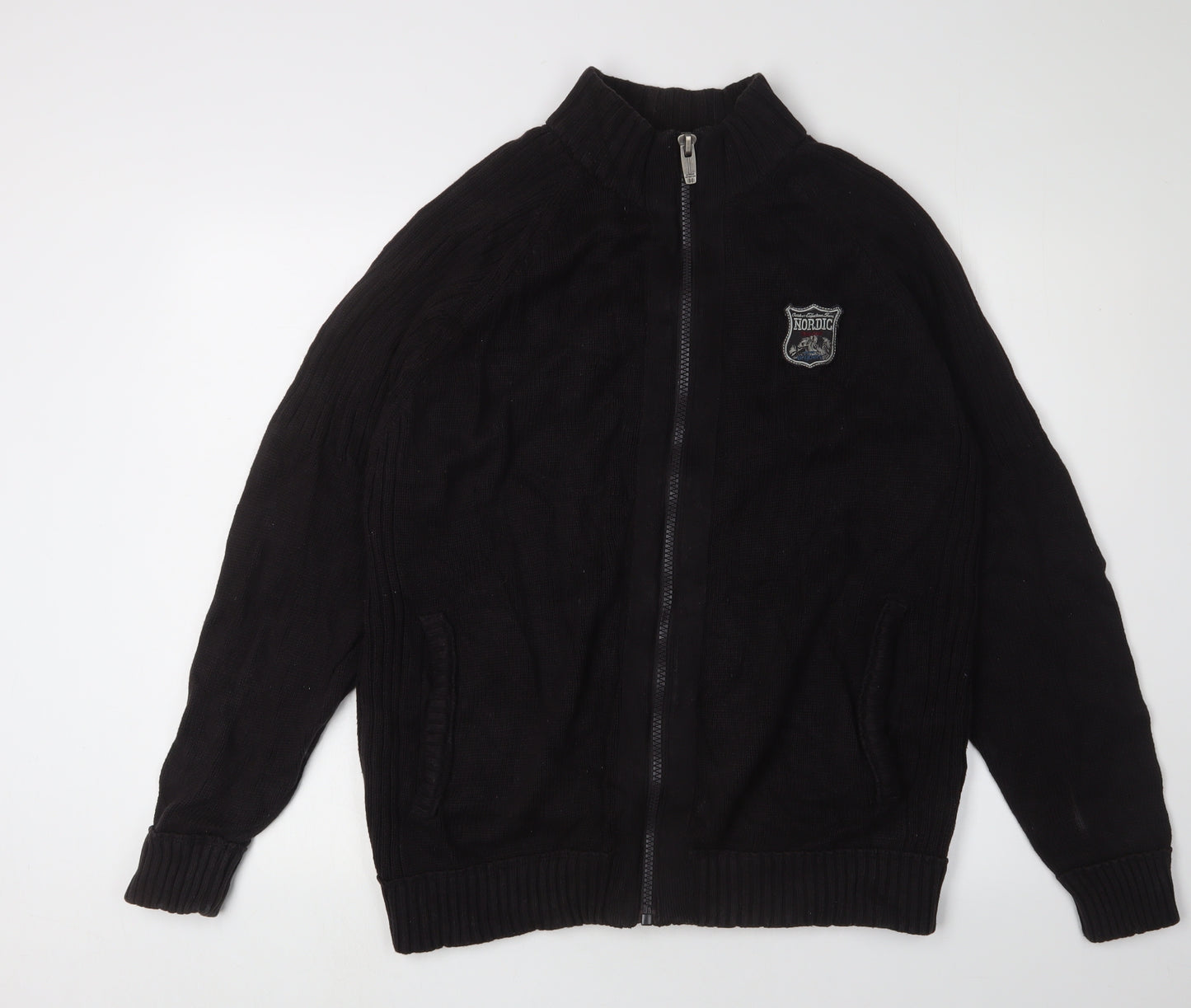 Engbers Men's Black M Full Zip Casual Jumper