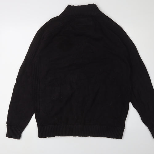 Engbers Men's Black M Full Zip Casual Jumper