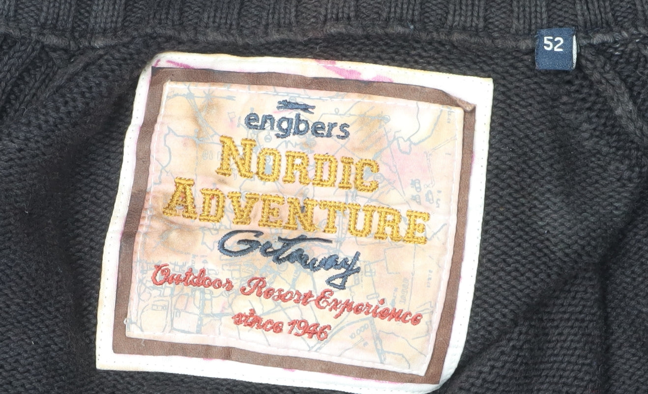 Engbers Men's Black M Full Zip Casual Jumper