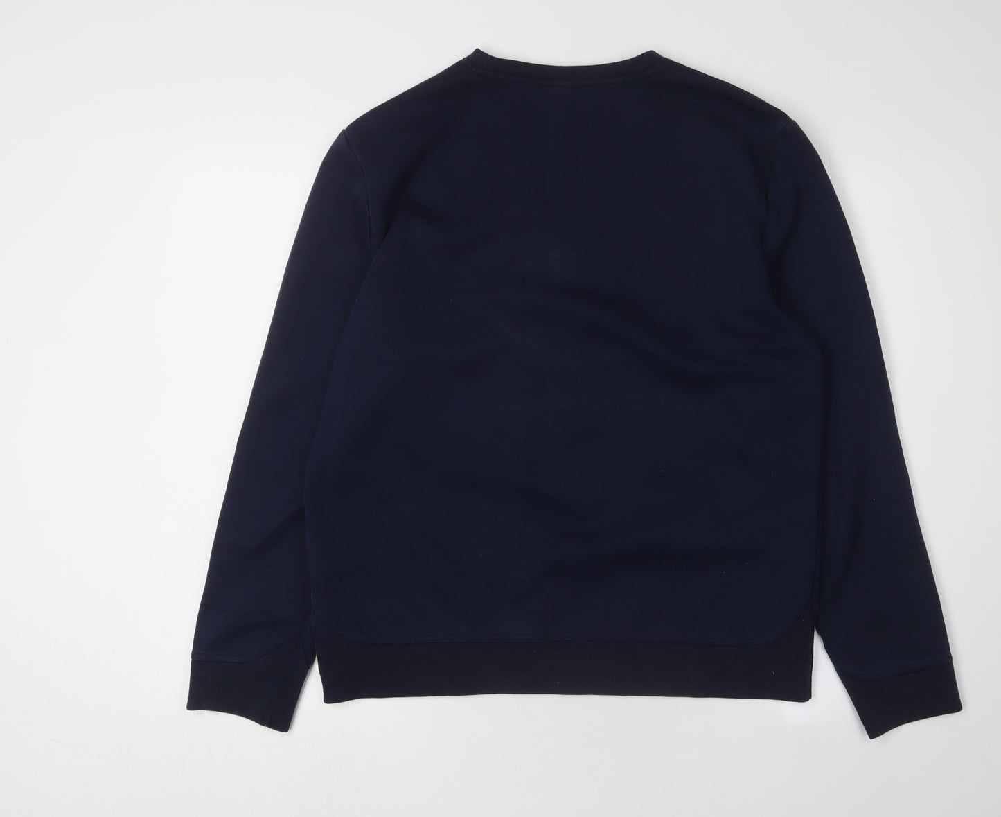 H&M Men's Blue Graphic Print Pullover Sweatshirt M