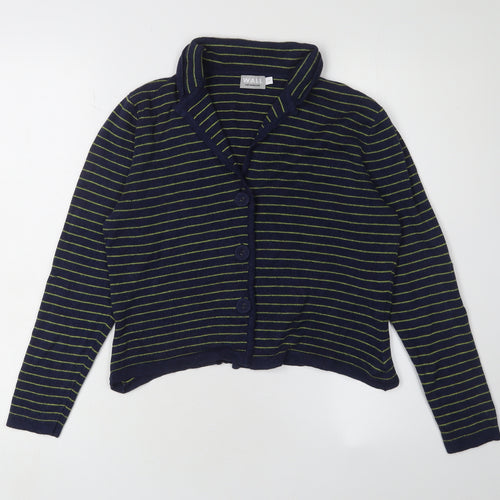 Wall Women's Striped Cardigan S Linen Blend