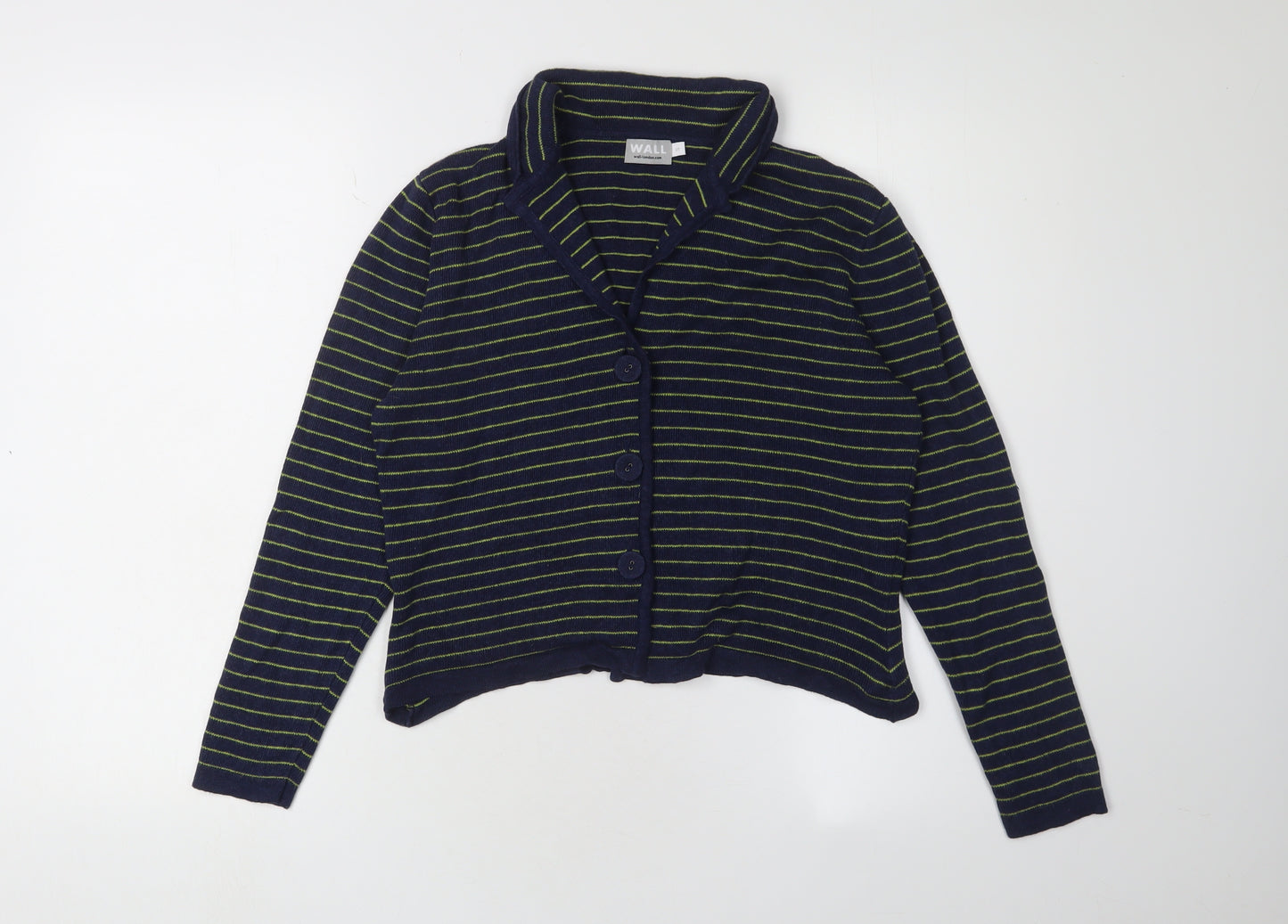 Wall Women's Striped Cardigan S Linen Blend