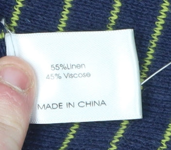 Wall Women's Striped Cardigan S Linen Blend