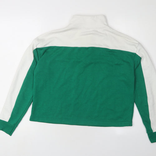 New Look Women's Green Pullover Sweatshirt, Size 8