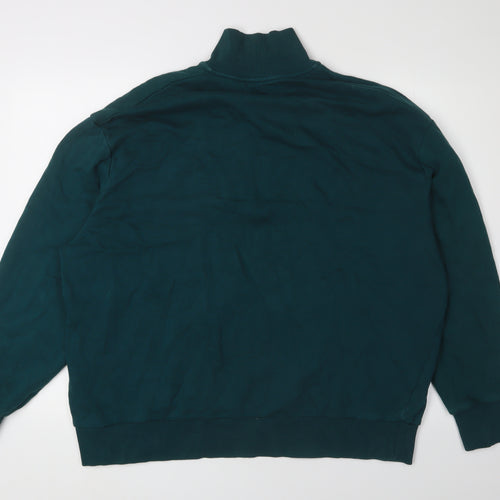 Topman Unisex Green Oversized Sweatshirt XL