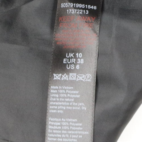 Dorothy Perkins Women's Black Maternity Coat Size 10