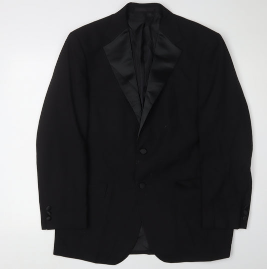 Marks and Spencer Men's Black Regular Fit Suit Jacket 40R