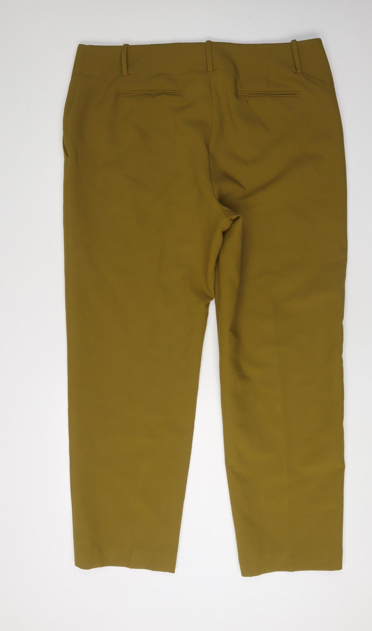 Marks and Spencer Women's Green Straight Trousers Size 20