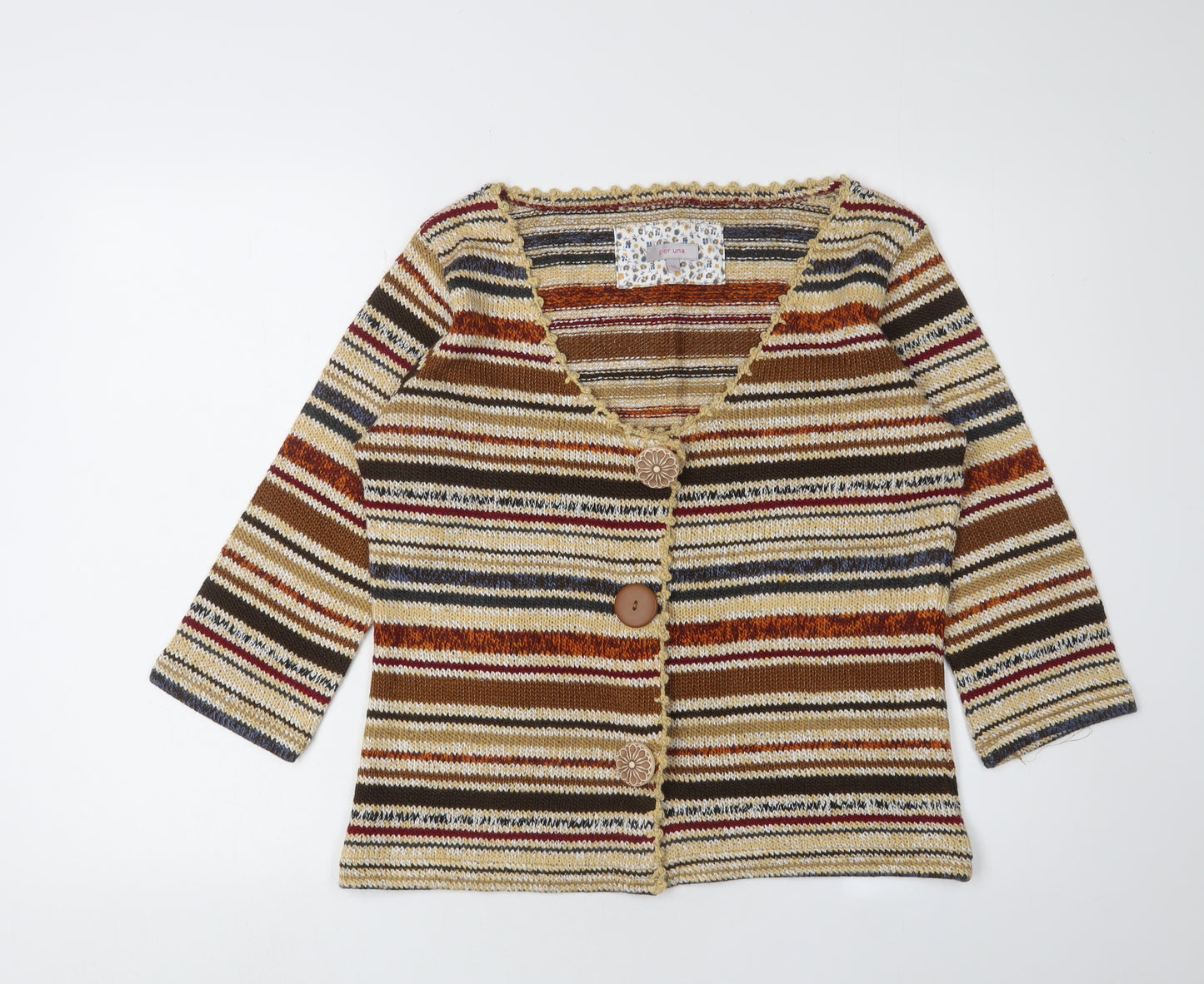 Marks and Spencer Women's Multicoloured Cardigan, Size 16