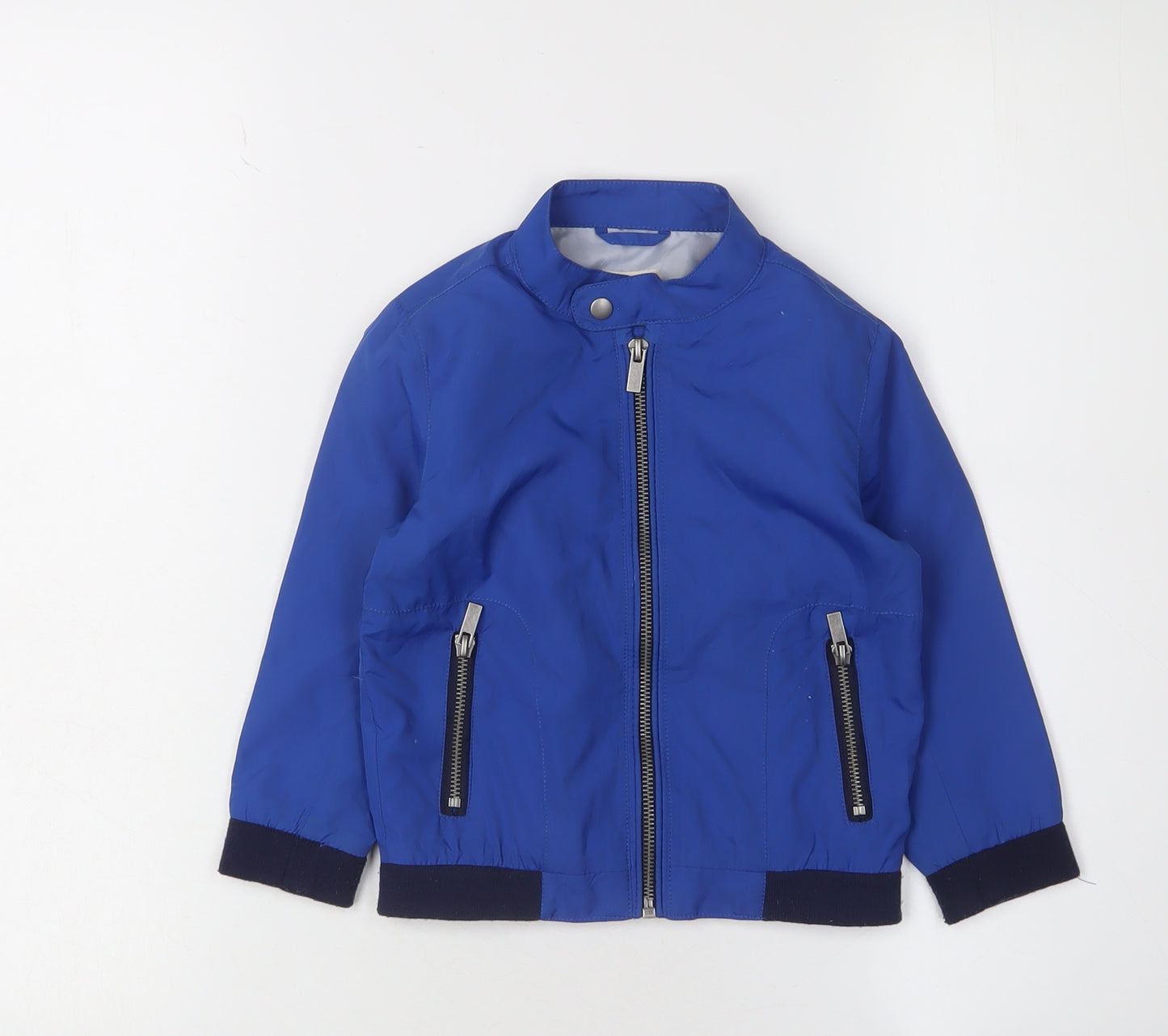 River Island Boys Blue Bomber Jacket 2-3 Years