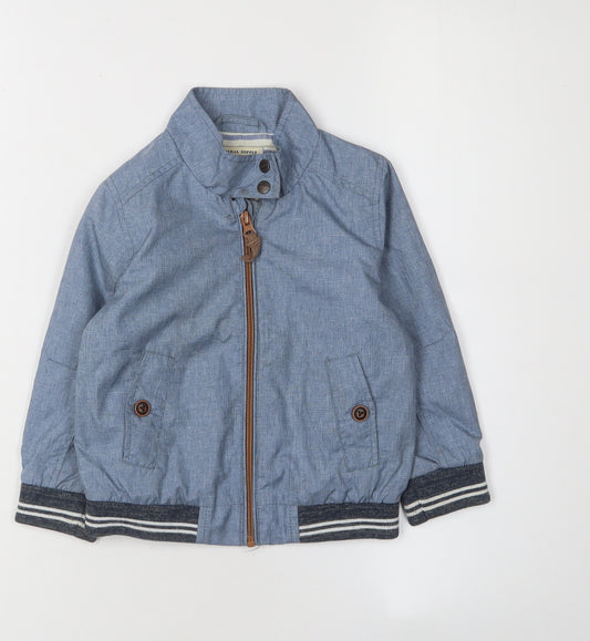 Next Boys Blue Bomber Jacket 2-3 Years Polyester