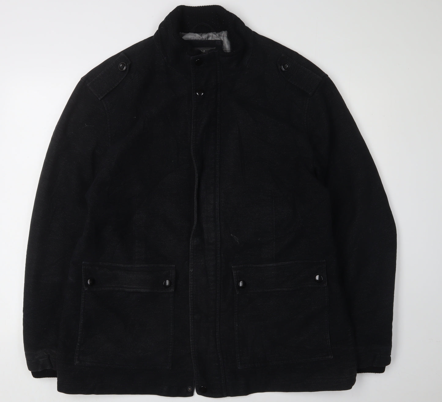 Marks and Spencer Men's Black XL Military Jacket