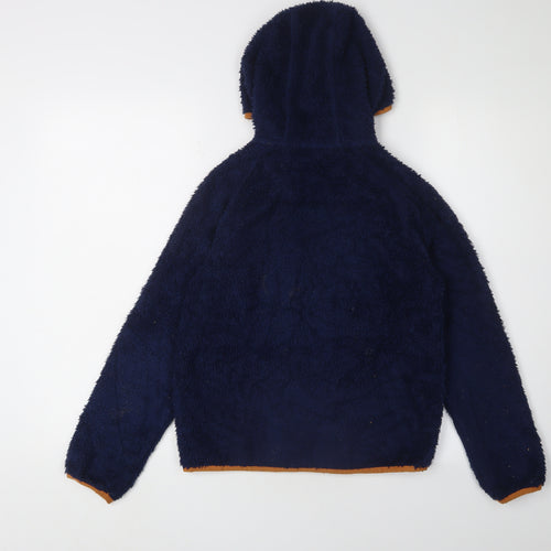 Hi Gear Boys Blue Hooded Fleece Jacket Size 11