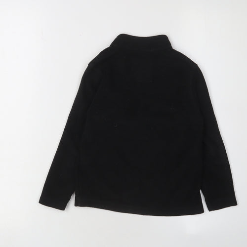 Regatta Boys Black Fleece 1/4 Zip Sweatshirt, Size 6-7