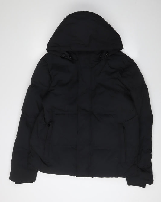 Marks and Spencer Women's Black Puffer Jacket Size M