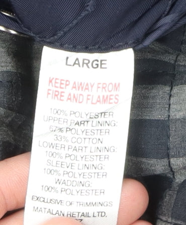 Matalan Men's Blue Military Jacket Large